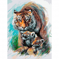 Картины по номерам Белоснежка арт.БЛ.270-AS Попробуй подойди 30х40 см