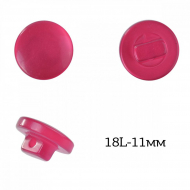Пуговицы пластик арт.TBY.383.11.PP цв.розовый перламутр, 18L-11мм, на ножке, 200шт