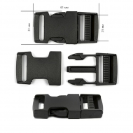 Фастекс 25мм черный уп.200шт