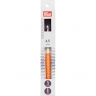 218486 PRYM Крючок для вязания Ergonomics 4,5мм/16см, high-tech полимер, белый/оранжевый