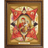 Набор для изготовления картин АЛМАЗНАЯ ЖИВОПИСЬ арт.АЖ.5048 Икона Неопалимая Купина 22х28 см