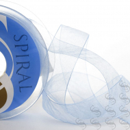 19271_Лента органза SAFISA 15 мм, 25 м, цвет 04, голубой светлый