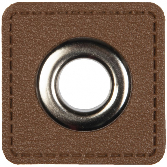 160191_Люверс пришивной на патче HKM "Квадрат"