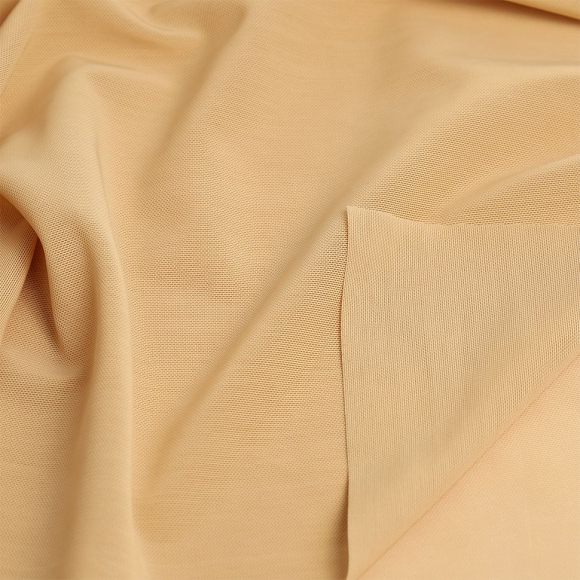 Сетка эластичная утягивающая KRUZHEVO арт.OLG008 190г/м? ш.152см цв.бежевый (15-1214 TCX) уп.5м