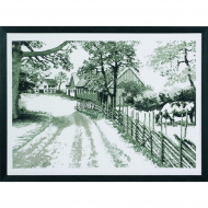 Набор для вышивания PERMIN арт.70-6813 Крестьянское хозяйство 58х42 см