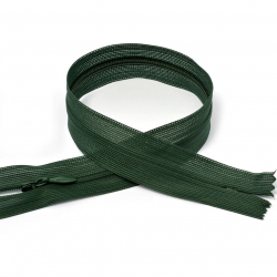 Молния MaxZipper пласт. потайная №3 50см н/р цв.F273 т.зеленый уп.50шт