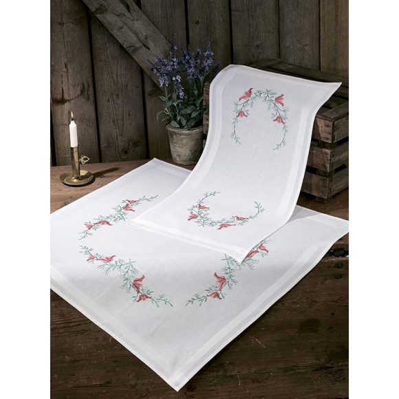 Набор для вышивания PERMIN арт.27-0836 Скатерть Прекрасная эпоха 80х80 см