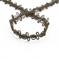 Тесьма PEGA тип отделочная, цвет коричневый, 15 мм