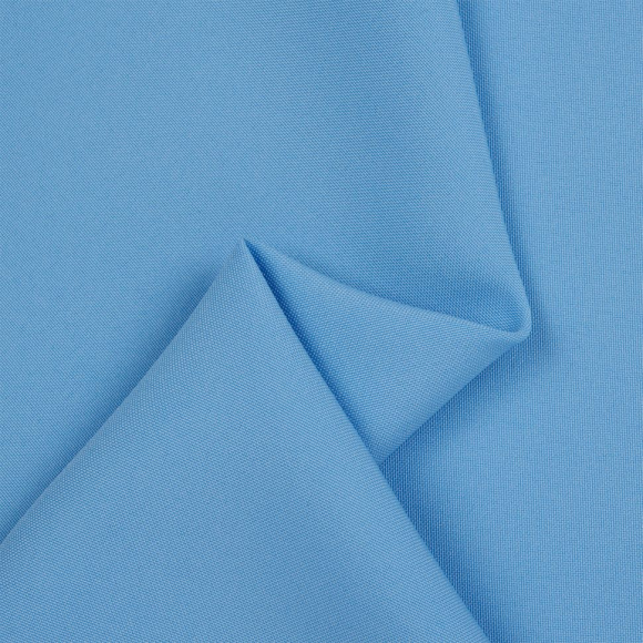 Ткань Габардин кач-во Фухуа 180 г/м? 100% полиэстер шир.150 см арт.TBY.Gbf.24102.6 цв.06 голубой рул.25м