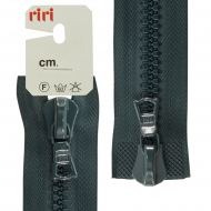 30571_Молния riri тракторная разъёмная 2 замка, 8 мм, 70 cм, цвет 2723, темно-зеленый