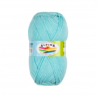 Пряжа ALPINA VERA (55% акрил, 45% хлопок) 5х100г/280м цв.06 голубой