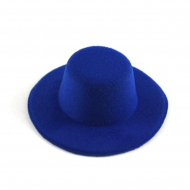 194918_Шляпа круглая, 10 см, цв. синий