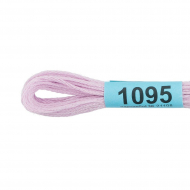Нитки для вышивания Gamma мулине (0820-3070) 100% хлопок 24 x 8 м цв.1095 св.сиреневый