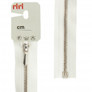 Молния металл, Ni, слайдер Tropf, 3 мм, разъёмная 1 замок, 65 см, цвет 2111, бело-бежевый светлый
