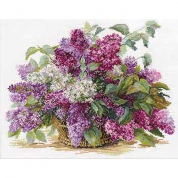 Набор для вышивания АЛИСА арт.2-22 Сирень 41х32 см Набор для вышивания АЛИСА арт.2-22 Сирень 41х32 см