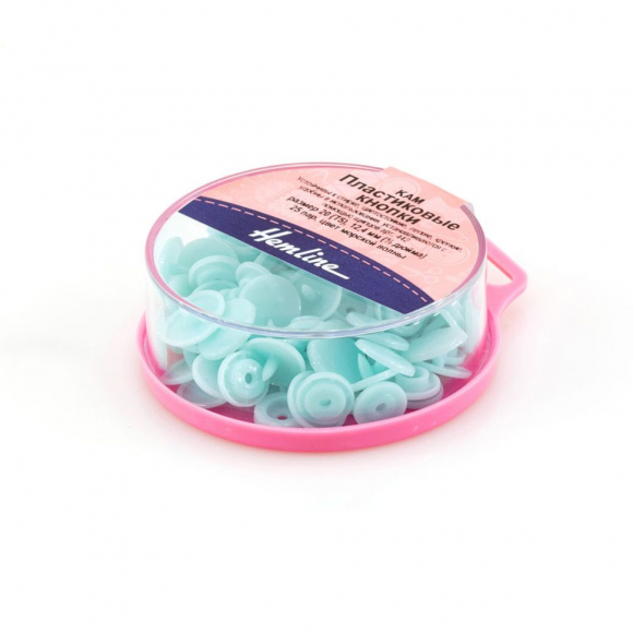 130819_Кнопки пластиковые, 12,4 мм, цвет морской волны 130819_Кнопки пластиковые, 12,4 мм, цвет морской волны