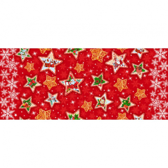 Ткань Рогожка 165 г/м? 100% хлопок шир.150 см арт.Rg.0409.4.5 цв.04 красный уп.5м