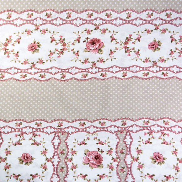 Ткань ранфорс Прованс, арт.WH 10964-v11, 130г/м?,100% хлопок, шир.240см, цв.брусника, уп.3м