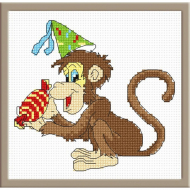 Набор для вышивания ОВЕН арт. 856 Сладкий подарок 12х12 см