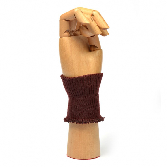 Манжеты 6,5х8 см 100% ПАН арт.МРД: 32/2 рапорт 2х1 плетение ластик цв. 512/8 марун (темно-бордовый) 10 пар