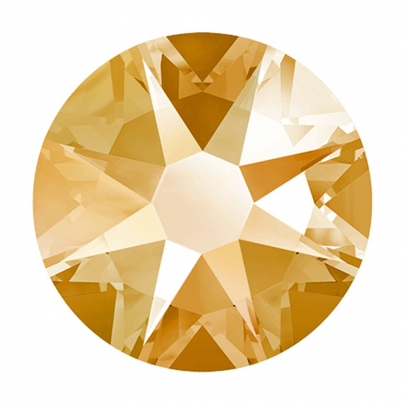 Стразы термоклеевые Xirius 8+8 граней SS20 (4,6-4,8 мм) арт.HF20-03 цв.Topaz , уп.100шт