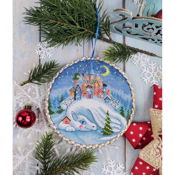 192510_Набор для создания пинкипа "Снежный дракон"