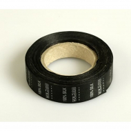 Состав и уход за тканью, Silk100%, цв.черный, 1000 шт.