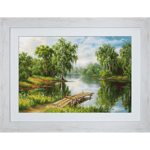 Набор для вышивания LUCA-S арт. B548 Клёвое место 48х32,5 см Набор для вышивания LUCA-S арт. B548 Клёвое место 48х32,5 см