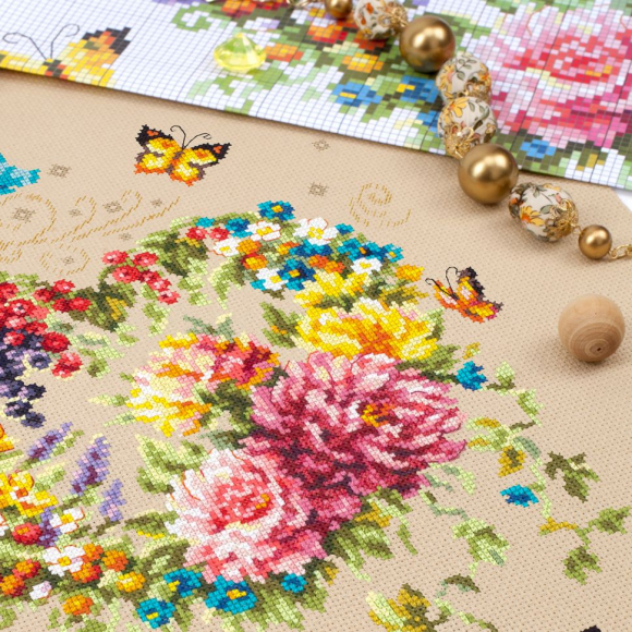 Набор для вышивания ЧУДЕСНАЯ ИГЛА арт.100-143 Нежность сердца 26х34 см