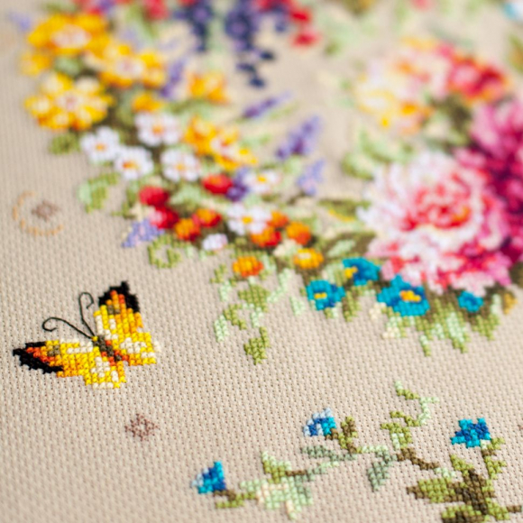 Набор для вышивания ЧУДЕСНАЯ ИГЛА арт.100-143 Нежность сердца 26х34 см