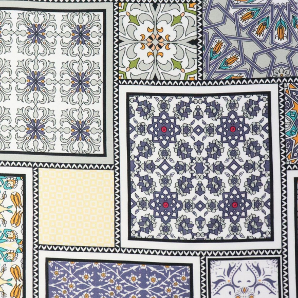 Ткань шелк Армани 90 г кв.м 97% полиэстер, 3% спандекс шир.145 см арт.Р.20231.04 цв.04 мультиколор уп.25м