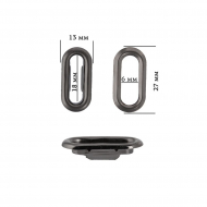 Люверс для бейсболок арт.TBY-6182019-3 разм 6х18мм цв.оксид уп.500шт