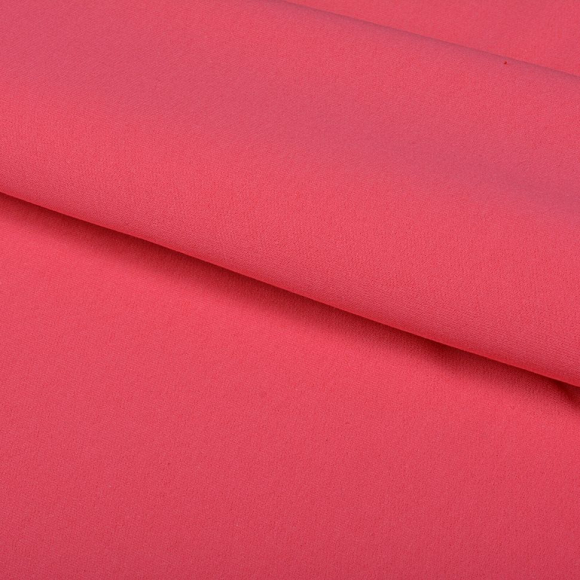 Ткань трикотаж Футер 2х нитка начес с лайкрой 190г опененд 100+100см яр.розовый 17-1937 уп.6м