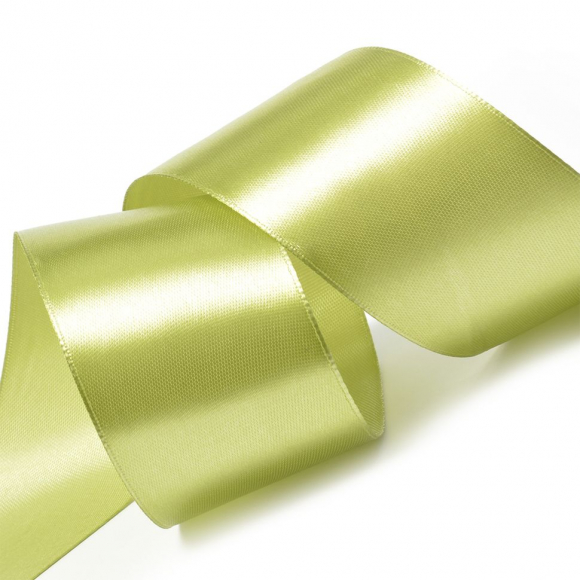 Лента атласная 50мм цв.3146 св.оливковый IDEAL уп.27,4 м
