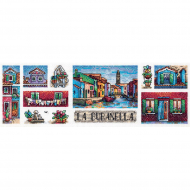 Набор для вышивания PANNA арт. GM-7027 Бурано 31,5х12 см