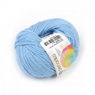 Пряжа для вязания ПЕХ Детский каприз тёплый (50% мериносовая шерсть, 50% фибра) 10х50г/125м цв.005 голубой
