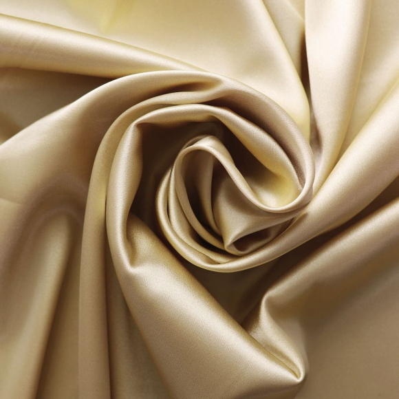 Ткань атлас стрейч 105 г/м? 98% полиэстер, 2% спандекс шир.150 см арт.Р.15052.05 цв.05 золотой уп.25м Ткань атлас стрейч 105 г/м? 98% полиэстер, 2% спандекс шир.150 см арт.Р.15052.05 цв.05 золотой уп.25м