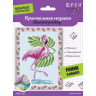 Кристальная мозаика ФРЕЯ арт.ALVS-019 Фламинго (мини-картинка) 14х19,5 см