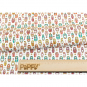 Ткани для пэчворка в рулонах КРОШКИ-МАТРЁШКИ 112 см 100% хлопок (в метрах) КМ-14 белый