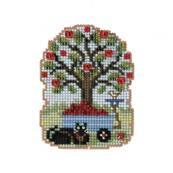 Набор для вышивания MILL HILL Урожай яблок 6х8 см Набор для вышивания MILL HILL Урожай яблок 6х8 см