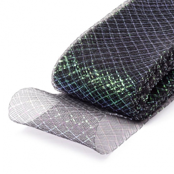 Регилин TBY мягкий MF-100 шир.100мм цв.A03 черный/зеленый уп.23м