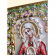 Набор для вышивания хрустальными бусинами ОБРАЗА В КАМЕНЬЯХ арт. 7737 Богородица Помощница в родах (Храмовая икона) 36х42,5 см