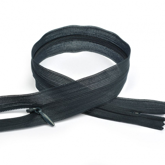 Молния MaxZipper пласт. потайная №3 60см н/р цв.S168 т.синий уп.50шт