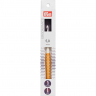 218487 PRYM Крючок для вязания Ergonomics 5мм/16см, high-tech полимер, белый/желтый