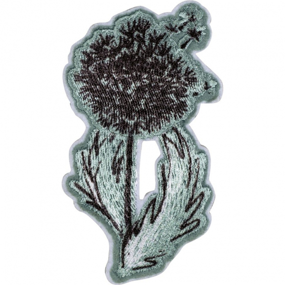 Термоаппликация "Цветок зеленый"