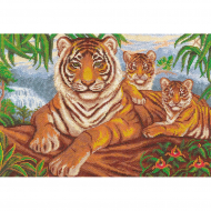 Набор для вышивания PANNA арт. J-1001 Логово тигра 34х23 см