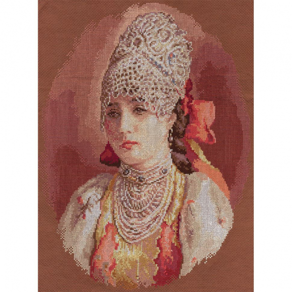 Набор для вышивания PANNA Золотая серия арт. VH-0903 Боярышня 32х41 см