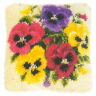 Набор для вышивания VERVACO арт.PN-0014171 Фиалки 40х40 см