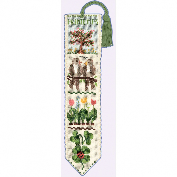 Набор для вышивания Le Bonheur des Dames арт.4532 Закладка Printemps (Весна) 5х20 см