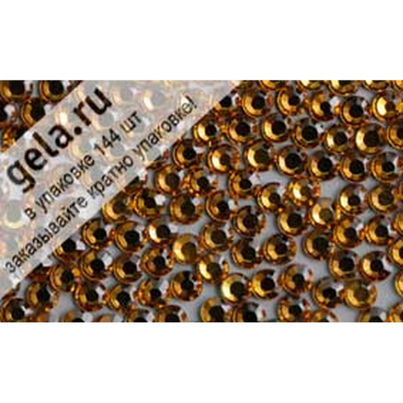 Камни плоские с термоклеем 2028HF, ss 6, Topaz M